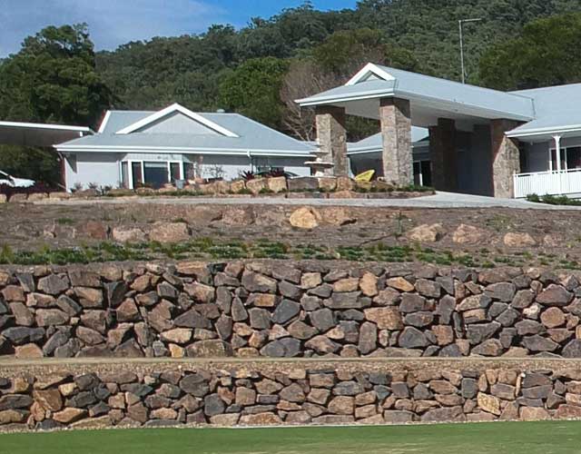 Bush Rock Wall Construction Gold Coast